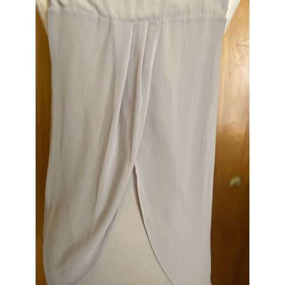 Express Women's Racerback Sequin Tank Top Flowy Gray /Silver Size M - Picture 7 of 8